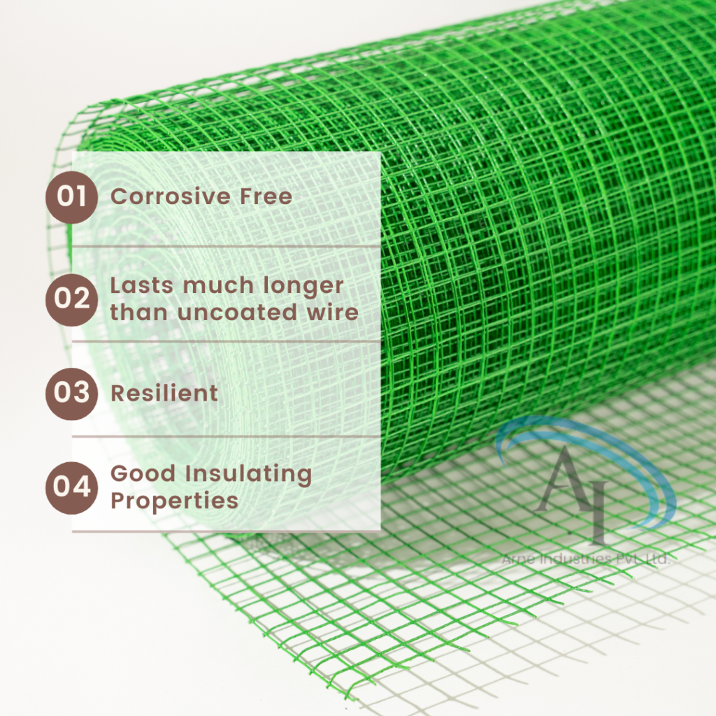 Features of PVC Coated weldmesh